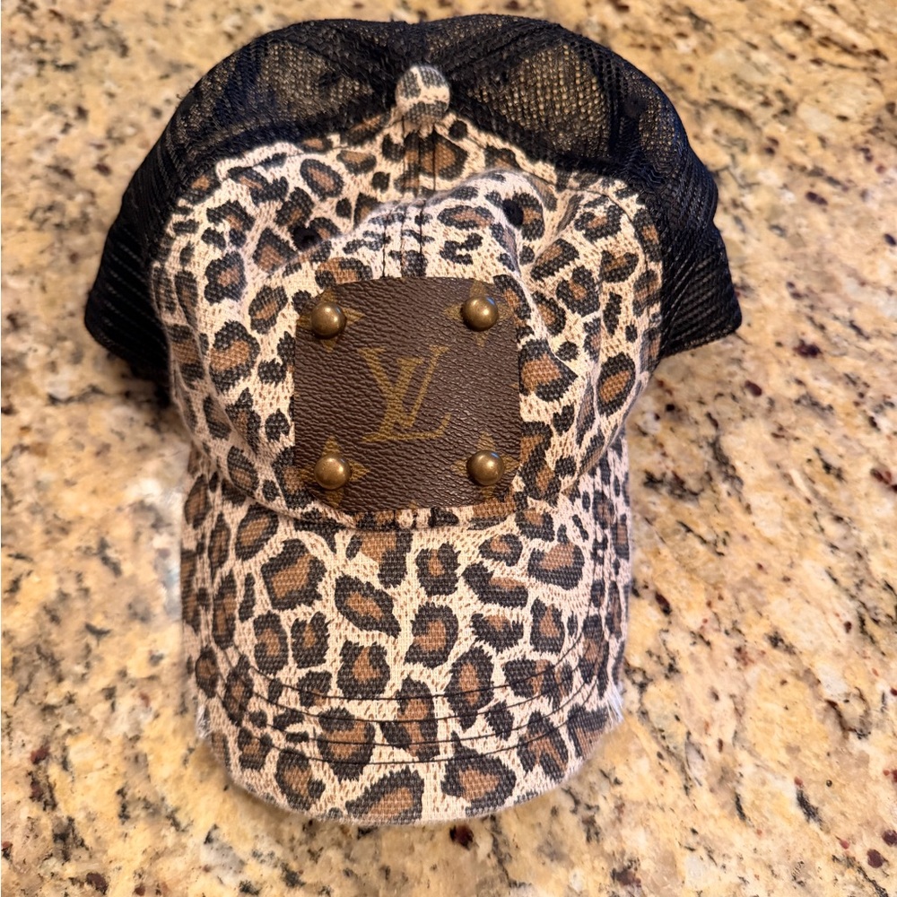 Women’s Louis Vuitton Leopard Print Hat